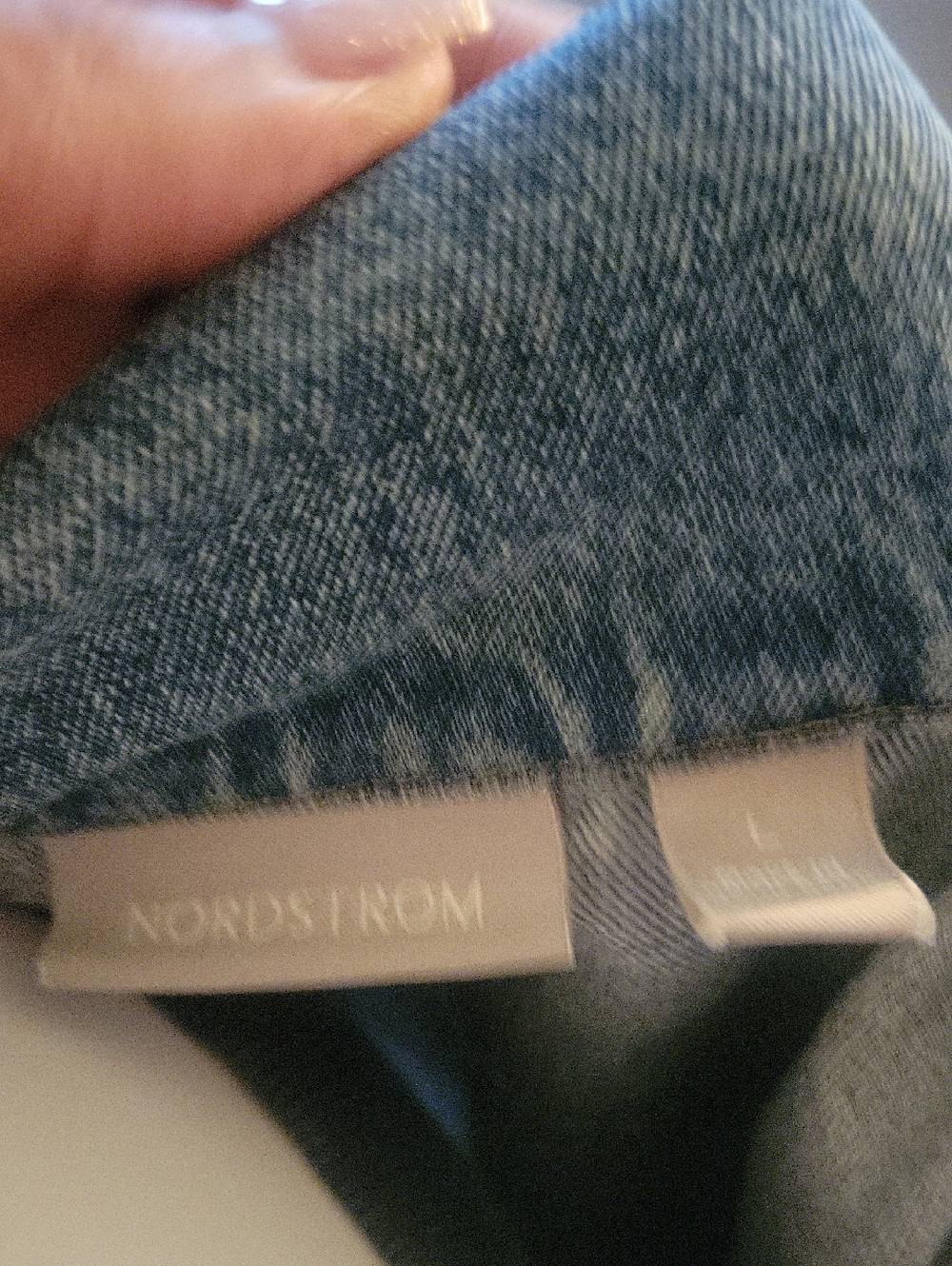 NORDSTROM Dark Blue Denim Button-Front Vest - Picture 6 of 6